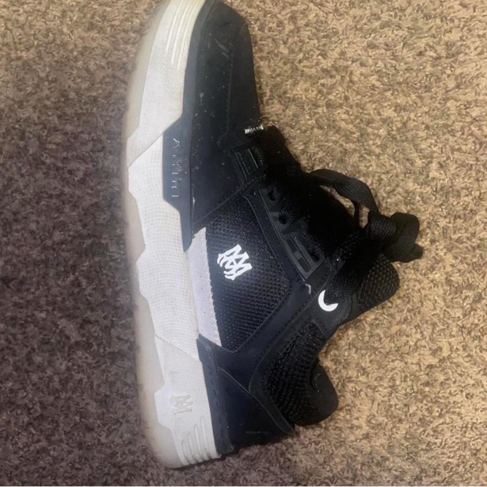 AMIRI Black and White Men's Shoes